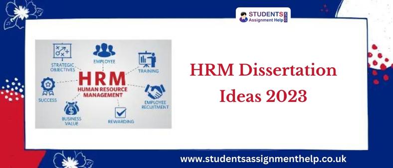 hrm dissertation topic ideas